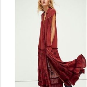 Free People Pretty Cozy maxi dress XS NWT